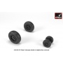 ARMORY AW48503 [1:48]  JAS-39A Gripen early wheels w/weighted tires