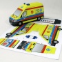 SKLEJ MODEL SPM 09. Model kartonowy  "Samochód Ambulans Reanimacyjny"   